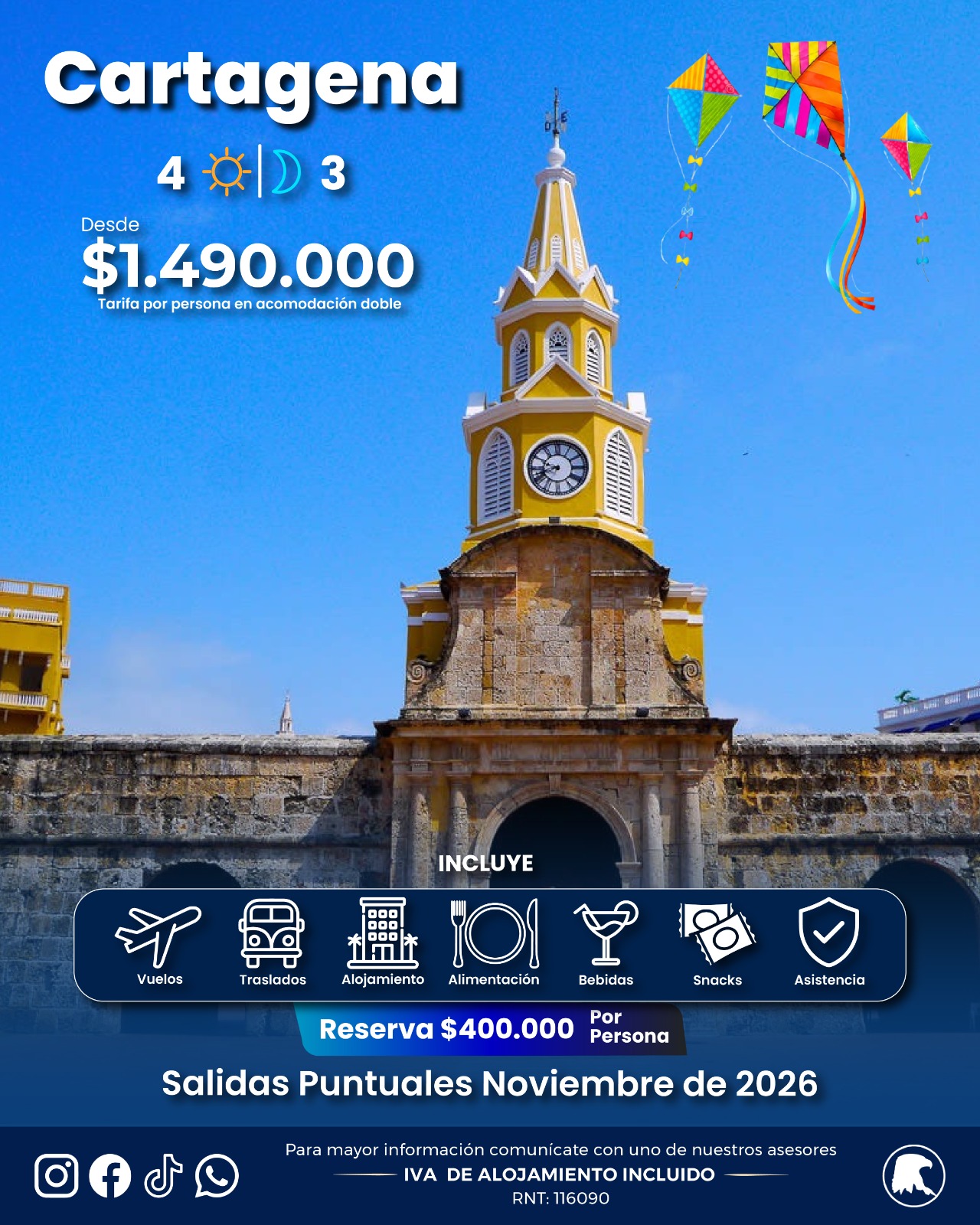Promoción Villa Travel: Cartagena · Salidas especiales