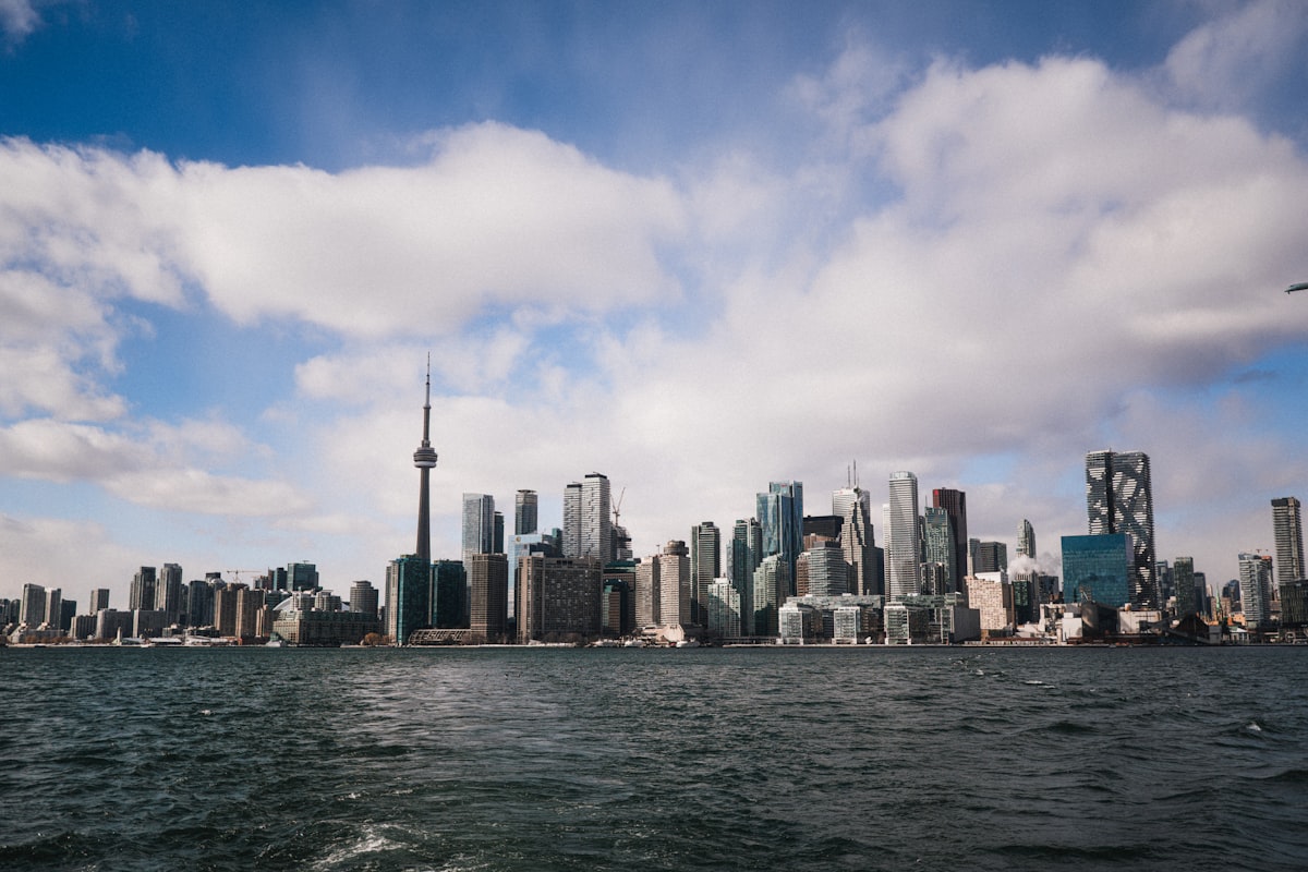 Panorama urbano de Toronto, Canadá