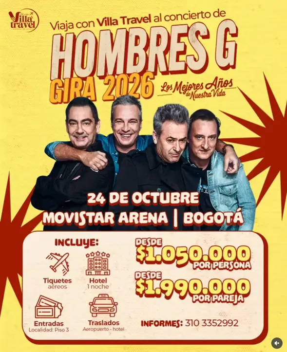 Paquete para Hombres G · Los mejores años de nuestra vida